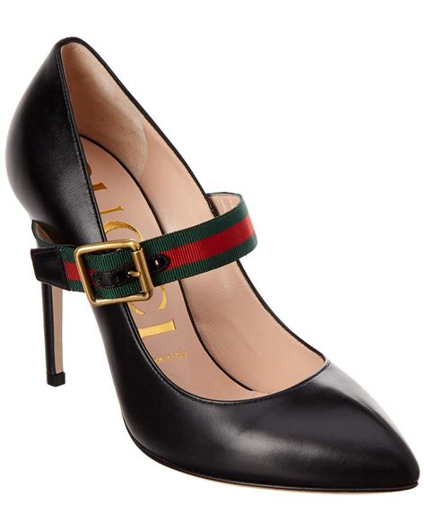 gucci sylvie pumps|Gucci sylvie leather pumps.